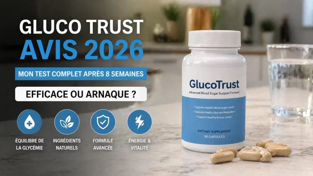 GlucoTrust Arnaque ou Pas ? Ce Que Personne Ne Dit Vraiment en 2026 Gluco Trust Avis 2026 : Mon Test Complet Après 8 Semaines (Efficace ou Arnaque ?)