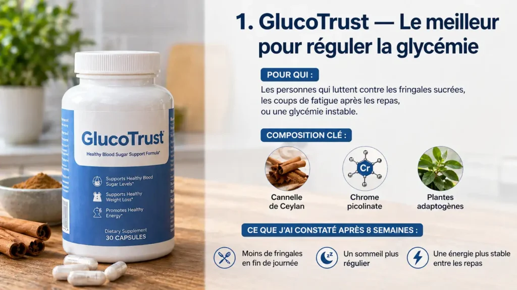 GlucoTrust — Le meilleur pour réguler la glycémie