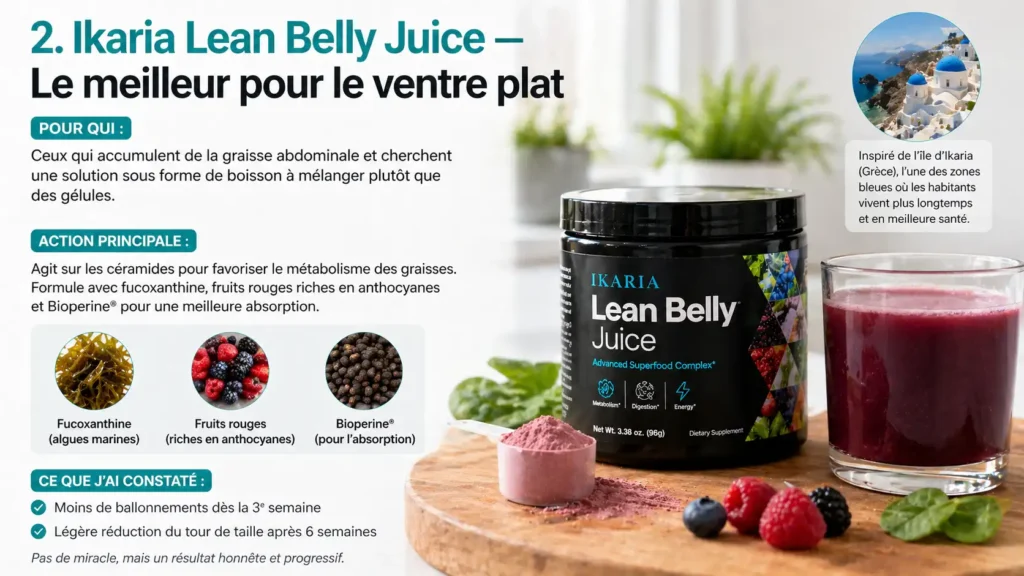 Ikaria Lean Belly Juice — Le meilleur pour le ventre plat