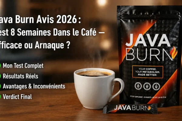 Java Burn Avis 2026 : Test 8 Semaines Dans le Café — Efficace ou Arnaque