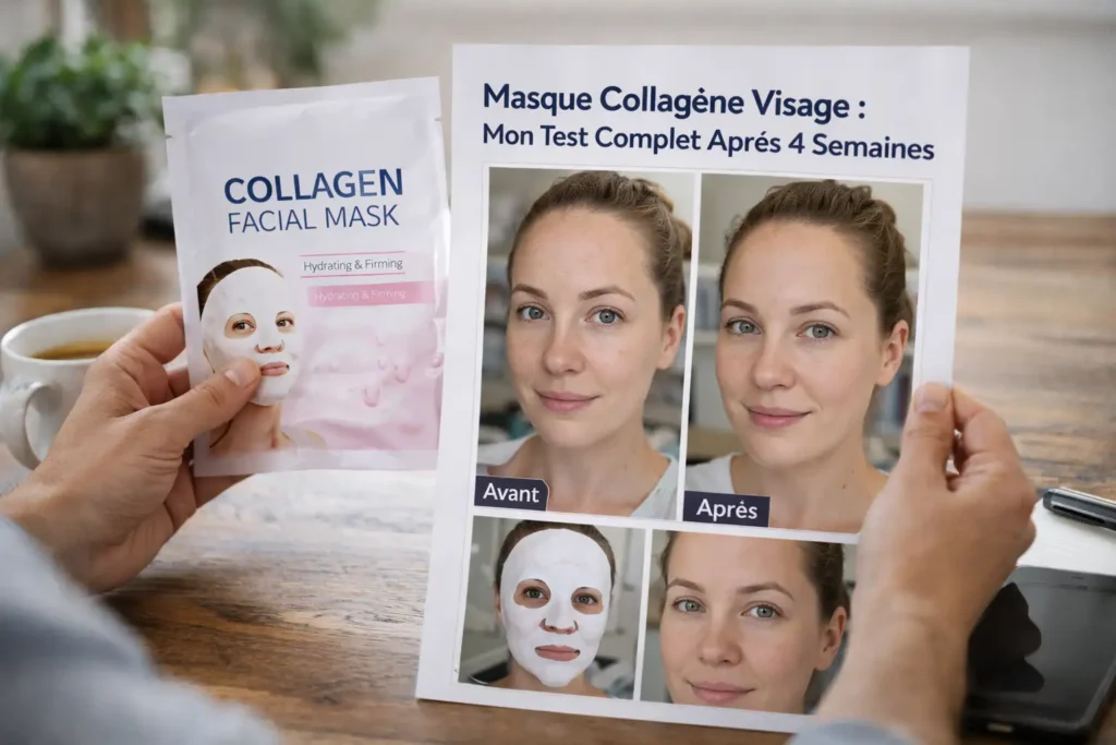Masque Collagène Visage : Mon Test Complet Après 4 Semaines 