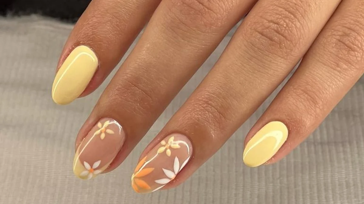 Jaune et Sheer Floral