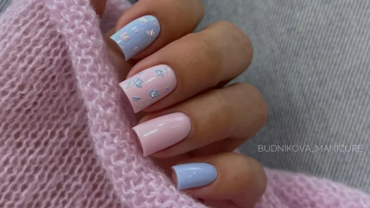 Bleu Ciel et Rose