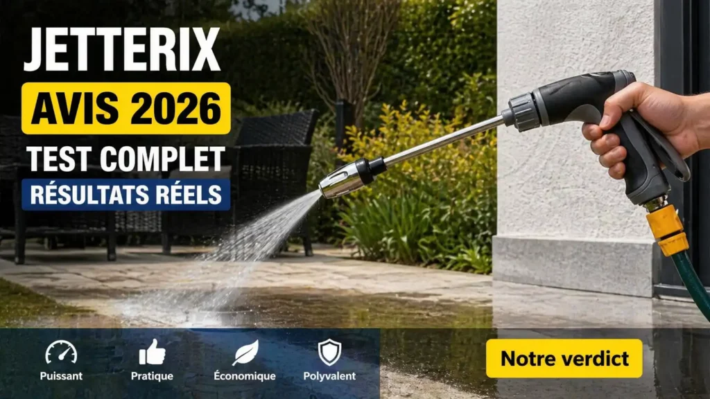 Jetterix avis 2026 test complet nettoyeur haute pression portable en action nettoyage terrasse résultats réels