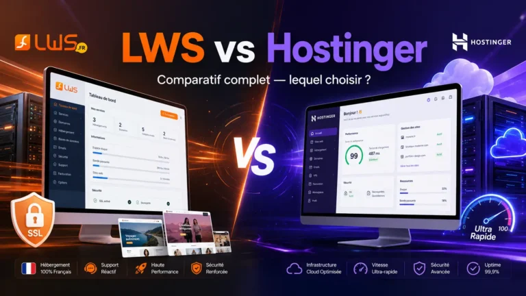 LWS vs Hostinger 2026 : Comparatif Complet — Lequel Choisir ?