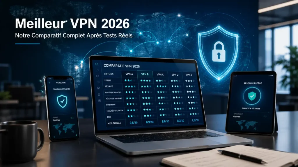 Meilleur VPN 2026 : Notre Comparatif Complet Après Tests Réels