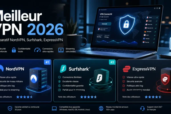 Meilleur VPN 2026 : Notre Comparatif Complet Après Tests Réels
