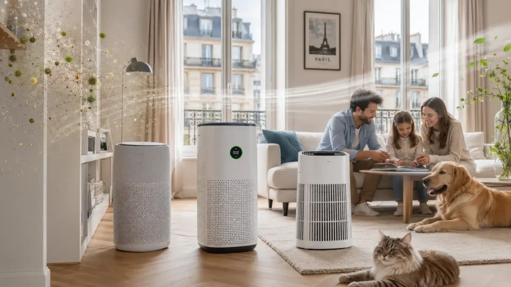 Meilleur purificateur d’air en France en 2026 : comparatif complet pour allergies, poussière, animaux et qualité de l’air