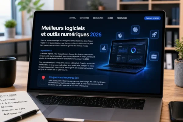 Meilleurs logiciels et outils numériques 2026 : le comparatif complet pour booster votre activité et votre PC