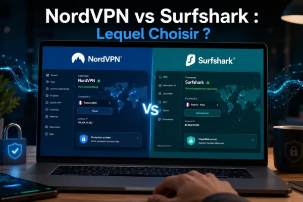 NordVPN vs Surfshark 2026 : Lequel Choisir ?