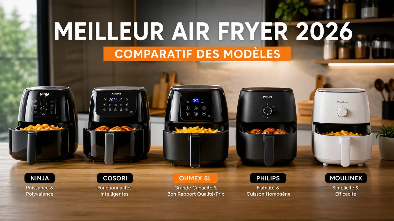 meilleur air fryer 2026 comparatif des modèles
