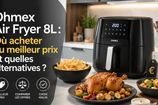 Ohmex Air Fryer 8L : Où Acheter au Meilleur Prix et Quelles Alternatives en 2026 ?
