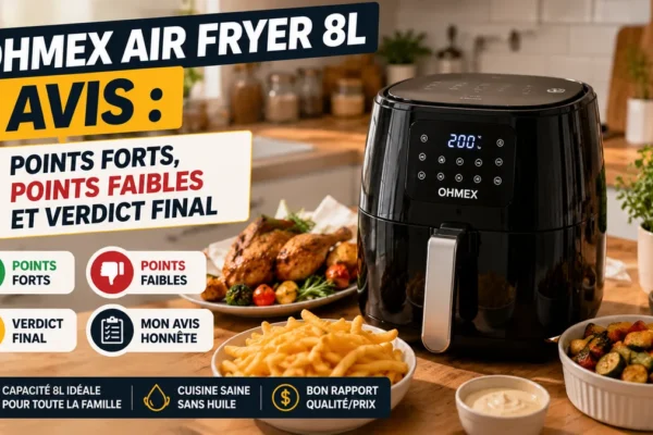 Ohmex Air Fryer Avis 2026 : Points Forts, Points Faibles et Verdict Final