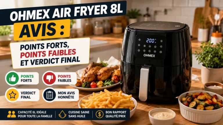 Ohmex Air Fryer Avis 2026 : Points Forts, Points Faibles et Verdict Final