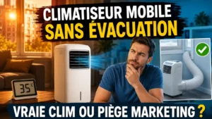 Climatiseur mobile sans évacuation : vraie clim ou piège marketing ?