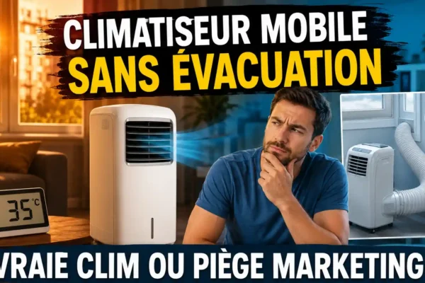 Climatiseur mobile sans évacuation : vraie clim ou piège marketing ?