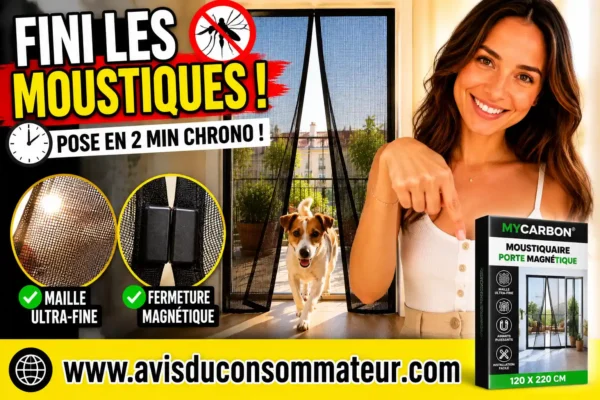 MYCARBON Moustiquaire Porte Magnétique : Avis Complet Après Analyse de Plus de 47 000 Retours Clients