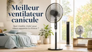 Meilleur ventilateur canicule : quel modèle choisir pour mieux supporter la chaleur ?