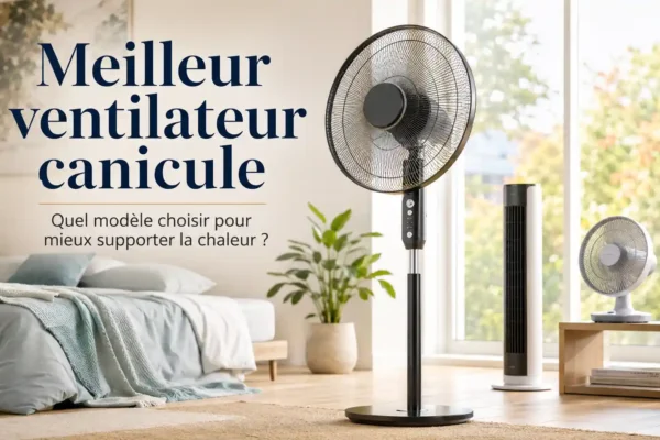 Meilleur ventilateur canicule : quel modèle choisir pour mieux supporter la chaleur ?