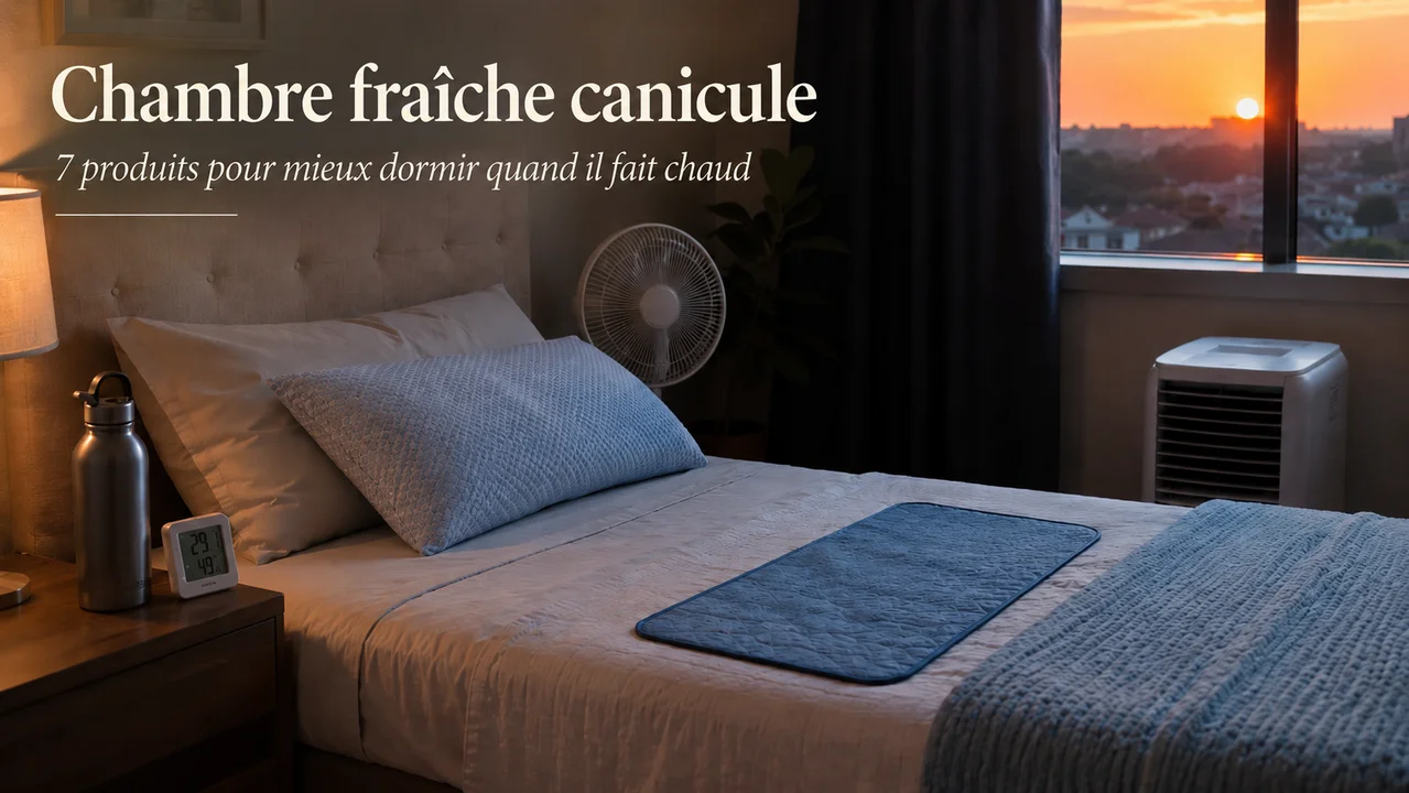 Chambre fraîche canicule : 7 produits pour mieux dormir quand il fait chaud