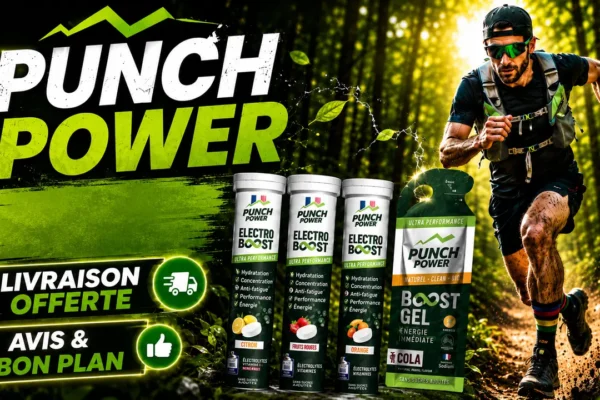 Punch Power avis nutrition sportive bio gels barres boissons récupération