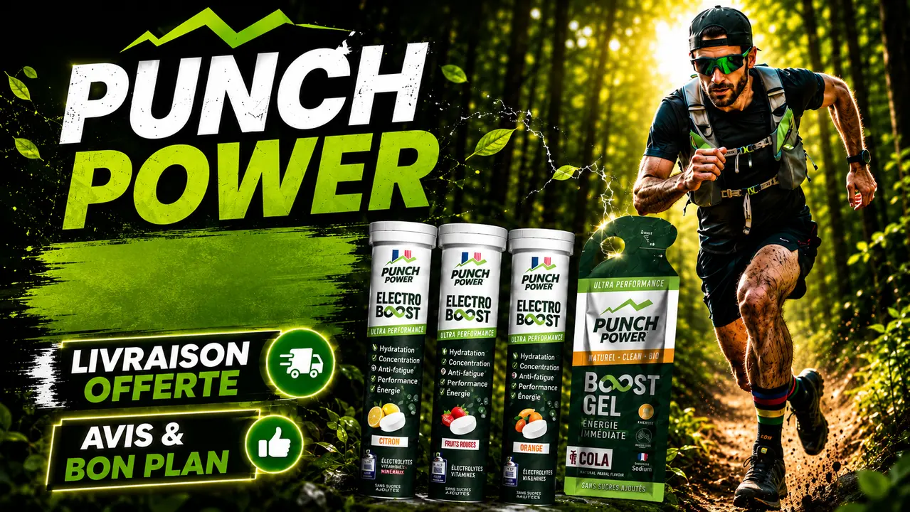 Punch Power avis nutrition sportive bio gels barres boissons récupération