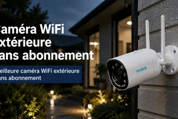 Meilleure caméra WiFi extérieure sans abonnement pour maison, jardin et garage